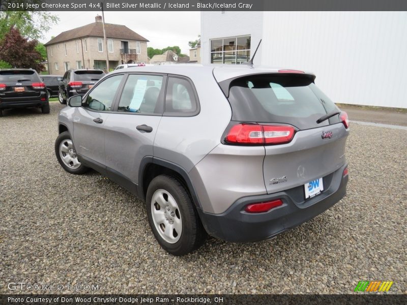 Billet Silver Metallic / Iceland - Black/Iceland Gray 2014 Jeep Cherokee Sport 4x4