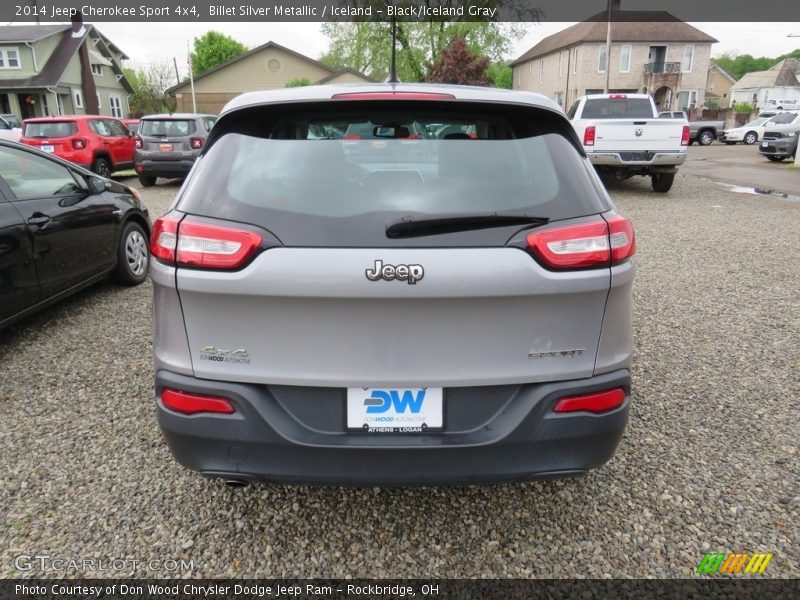 Billet Silver Metallic / Iceland - Black/Iceland Gray 2014 Jeep Cherokee Sport 4x4