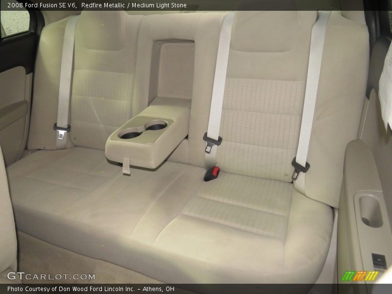 Redfire Metallic / Medium Light Stone 2008 Ford Fusion SE V6