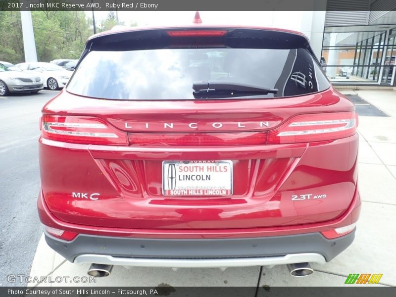 Ruby Red / Ebony 2017 Lincoln MKC Reserve AWD
