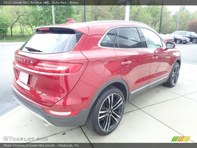 Ruby Red / Ebony 2017 Lincoln MKC Reserve AWD