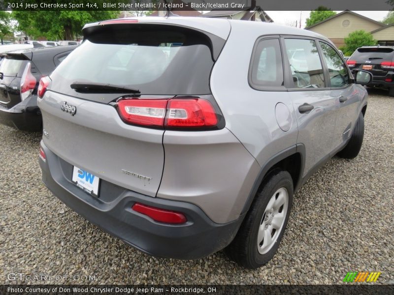 Billet Silver Metallic / Iceland - Black/Iceland Gray 2014 Jeep Cherokee Sport 4x4