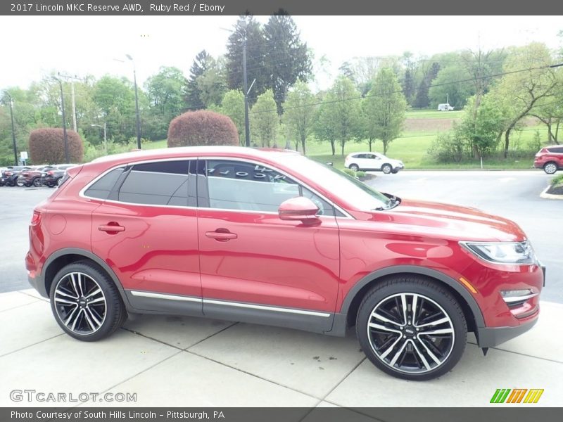 Ruby Red / Ebony 2017 Lincoln MKC Reserve AWD