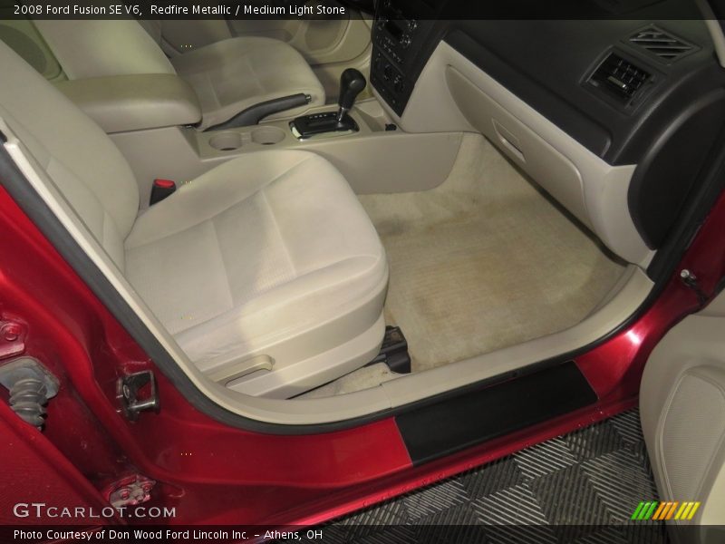 Redfire Metallic / Medium Light Stone 2008 Ford Fusion SE V6