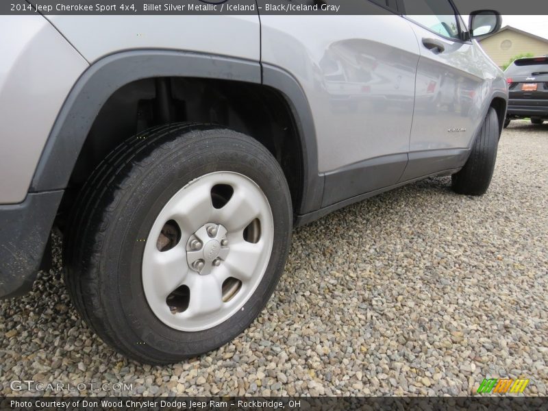 Billet Silver Metallic / Iceland - Black/Iceland Gray 2014 Jeep Cherokee Sport 4x4