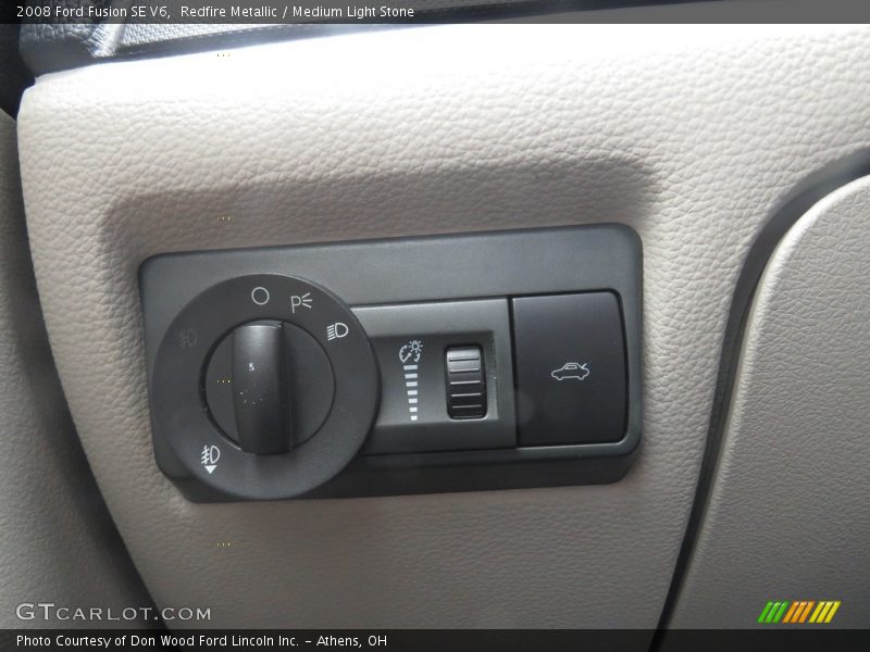 Redfire Metallic / Medium Light Stone 2008 Ford Fusion SE V6