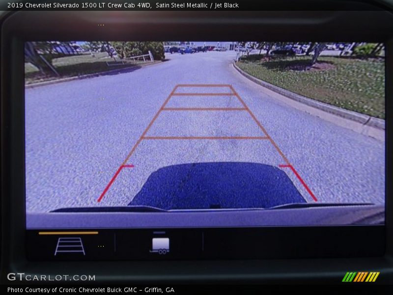 Satin Steel Metallic / Jet Black 2019 Chevrolet Silverado 1500 LT Crew Cab 4WD