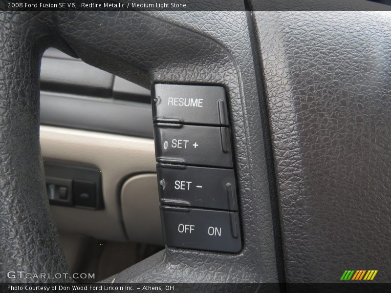 Redfire Metallic / Medium Light Stone 2008 Ford Fusion SE V6