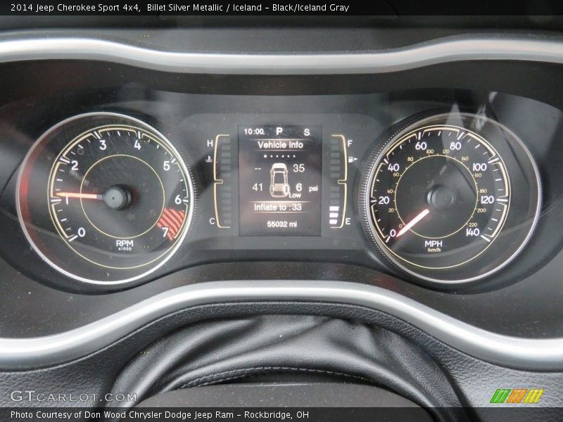 Billet Silver Metallic / Iceland - Black/Iceland Gray 2014 Jeep Cherokee Sport 4x4