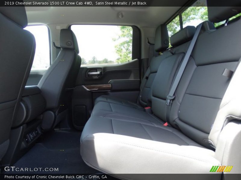 Satin Steel Metallic / Jet Black 2019 Chevrolet Silverado 1500 LT Crew Cab 4WD