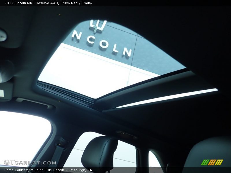 Ruby Red / Ebony 2017 Lincoln MKC Reserve AWD