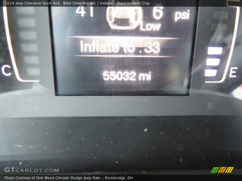 Billet Silver Metallic / Iceland - Black/Iceland Gray 2014 Jeep Cherokee Sport 4x4