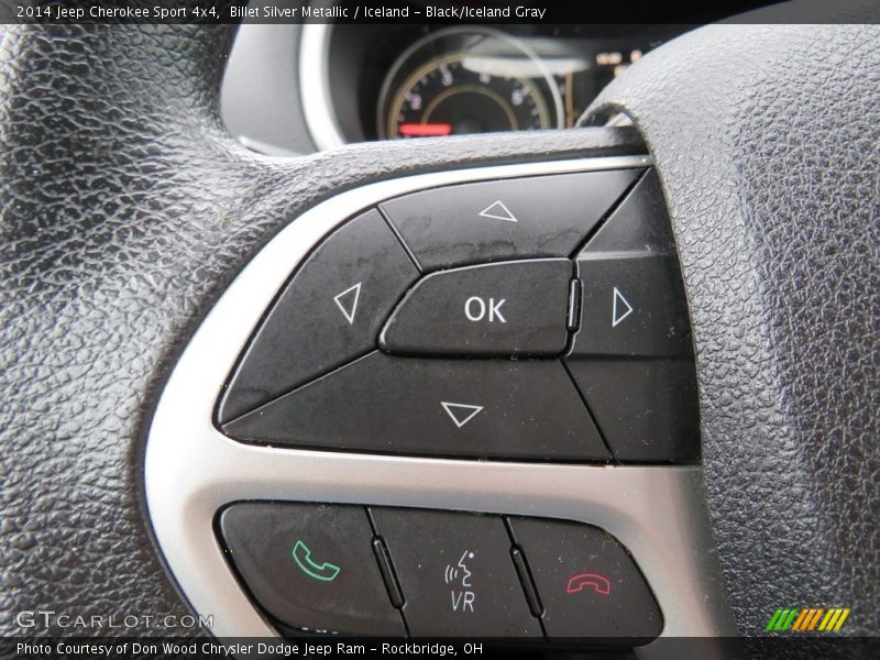 Billet Silver Metallic / Iceland - Black/Iceland Gray 2014 Jeep Cherokee Sport 4x4