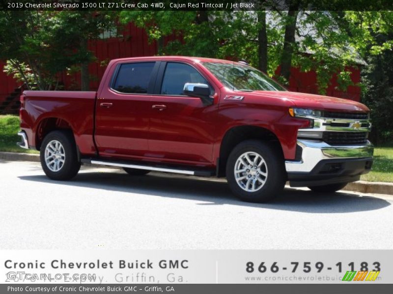 Cajun Red Tintcoat / Jet Black 2019 Chevrolet Silverado 1500 LT Z71 Crew Cab 4WD