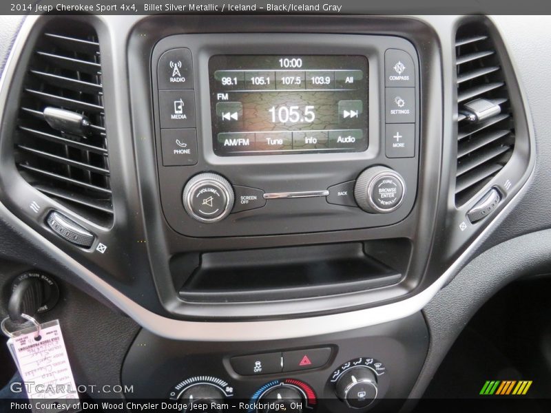 Billet Silver Metallic / Iceland - Black/Iceland Gray 2014 Jeep Cherokee Sport 4x4