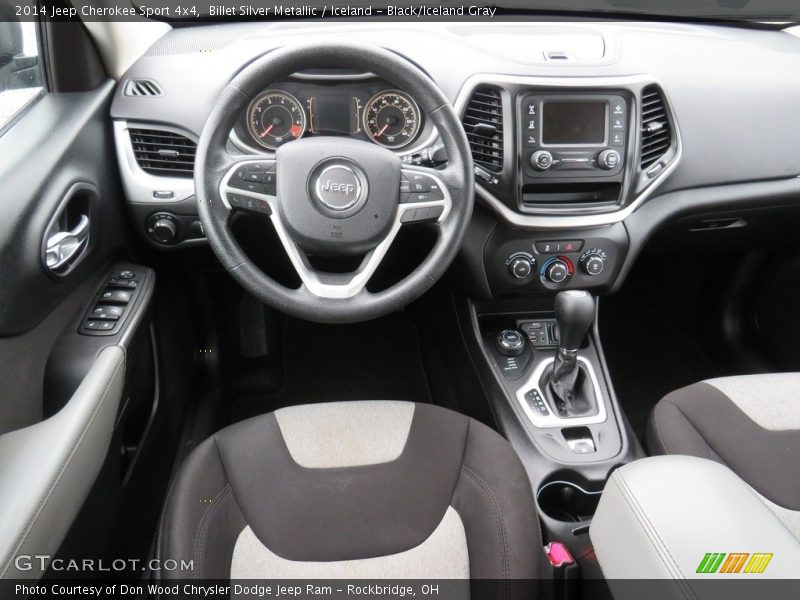 Billet Silver Metallic / Iceland - Black/Iceland Gray 2014 Jeep Cherokee Sport 4x4