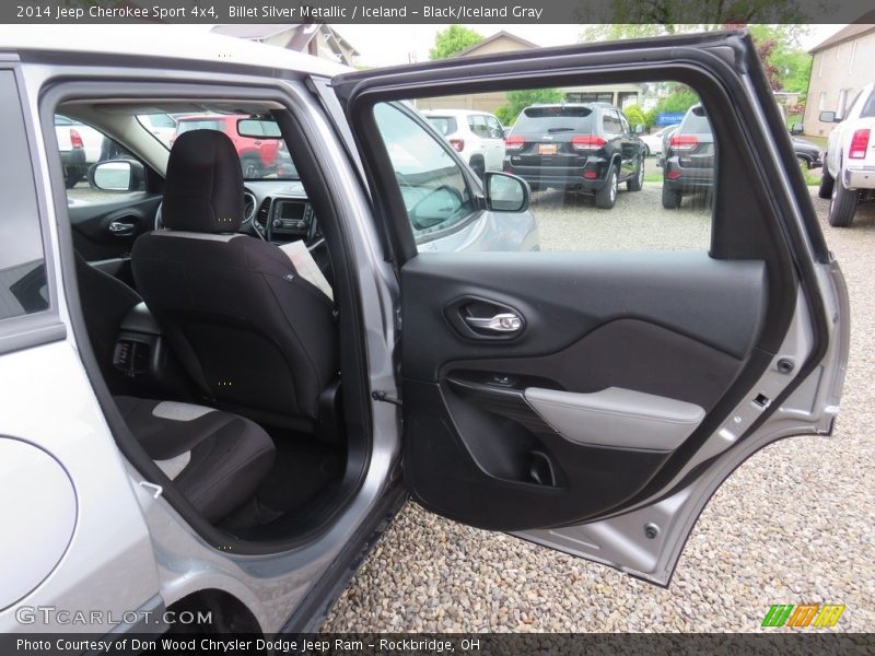 Billet Silver Metallic / Iceland - Black/Iceland Gray 2014 Jeep Cherokee Sport 4x4