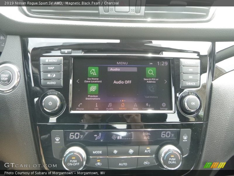 Magnetic Black Pearl / Charcoal 2019 Nissan Rogue Sport SV AWD