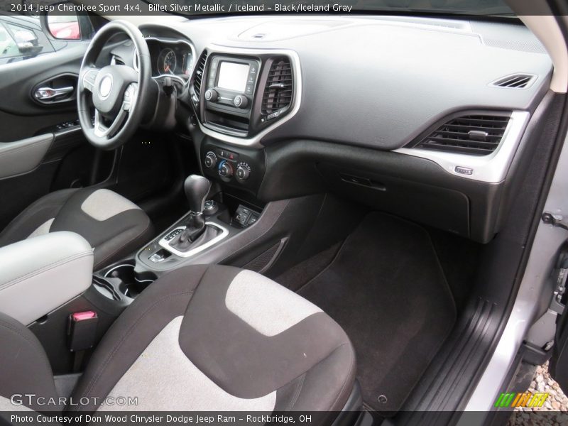 Billet Silver Metallic / Iceland - Black/Iceland Gray 2014 Jeep Cherokee Sport 4x4