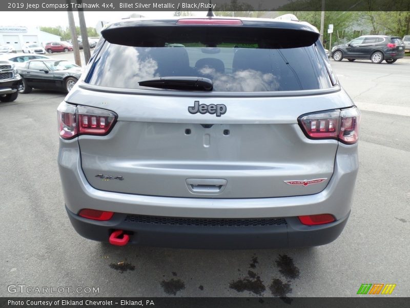 Billet Silver Metallic / Black/Ruby 2019 Jeep Compass Trailhawk 4x4