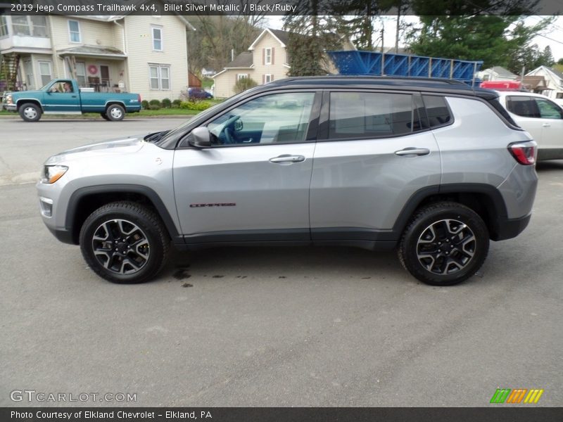 Billet Silver Metallic / Black/Ruby 2019 Jeep Compass Trailhawk 4x4