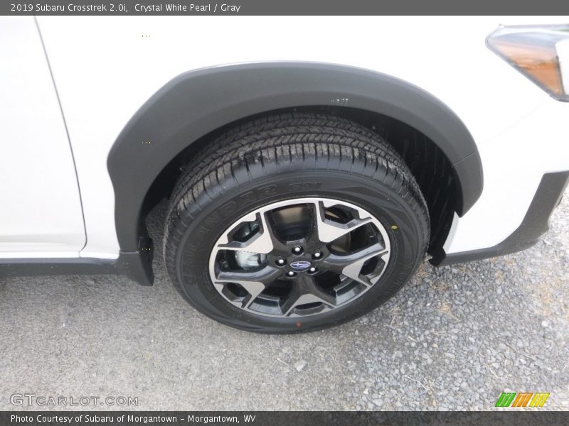 Crystal White Pearl / Gray 2019 Subaru Crosstrek 2.0i