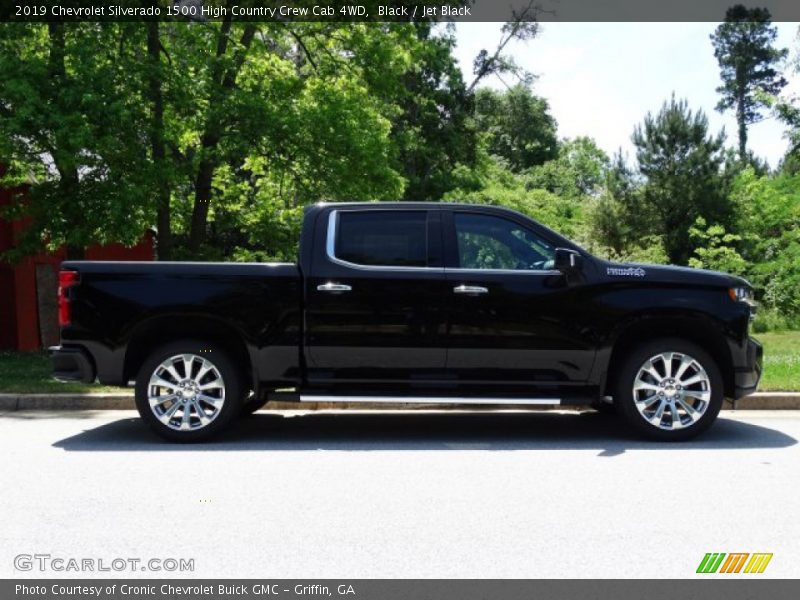 Black / Jet Black 2019 Chevrolet Silverado 1500 High Country Crew Cab 4WD