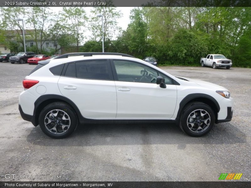 Crystal White Pearl / Gray 2019 Subaru Crosstrek 2.0i