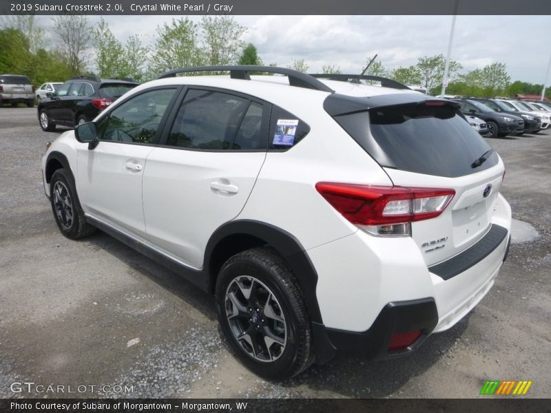 Crystal White Pearl / Gray 2019 Subaru Crosstrek 2.0i