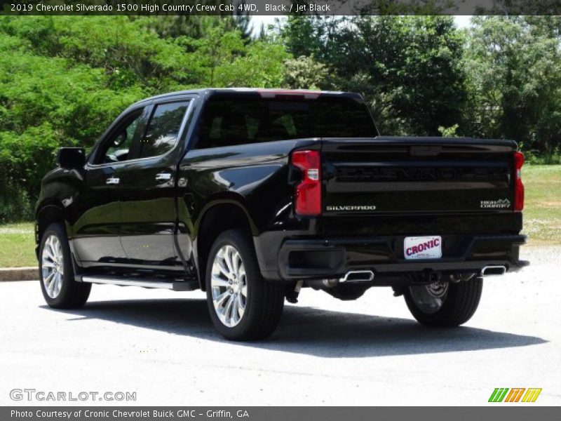 Black / Jet Black 2019 Chevrolet Silverado 1500 High Country Crew Cab 4WD