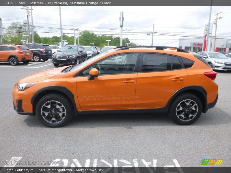 Sunshine Orange / Black 2019 Subaru Crosstrek 2.0i Premium