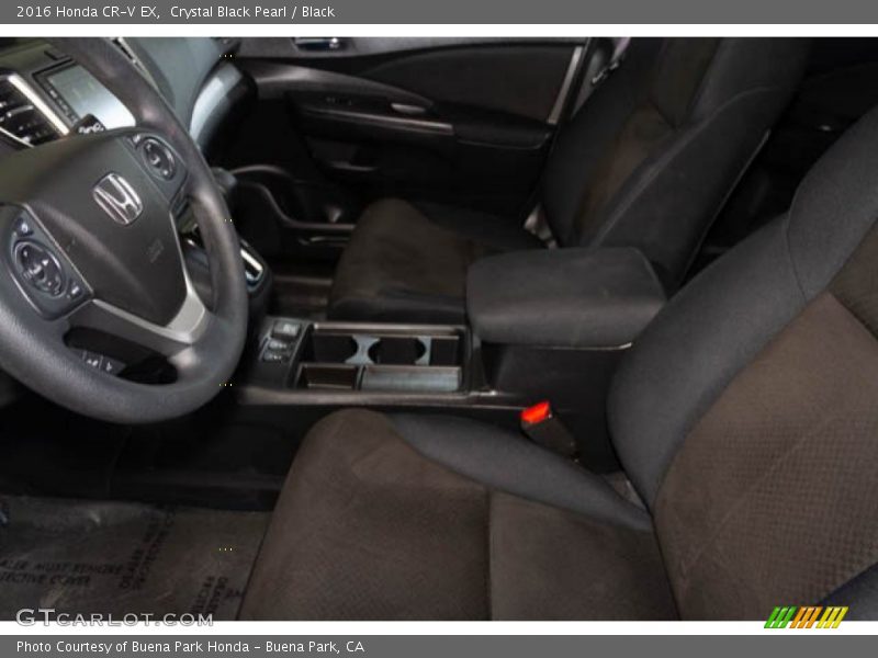 Crystal Black Pearl / Black 2016 Honda CR-V EX