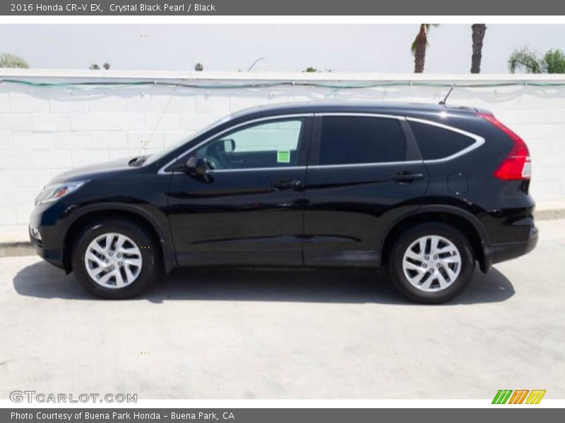 Crystal Black Pearl / Black 2016 Honda CR-V EX