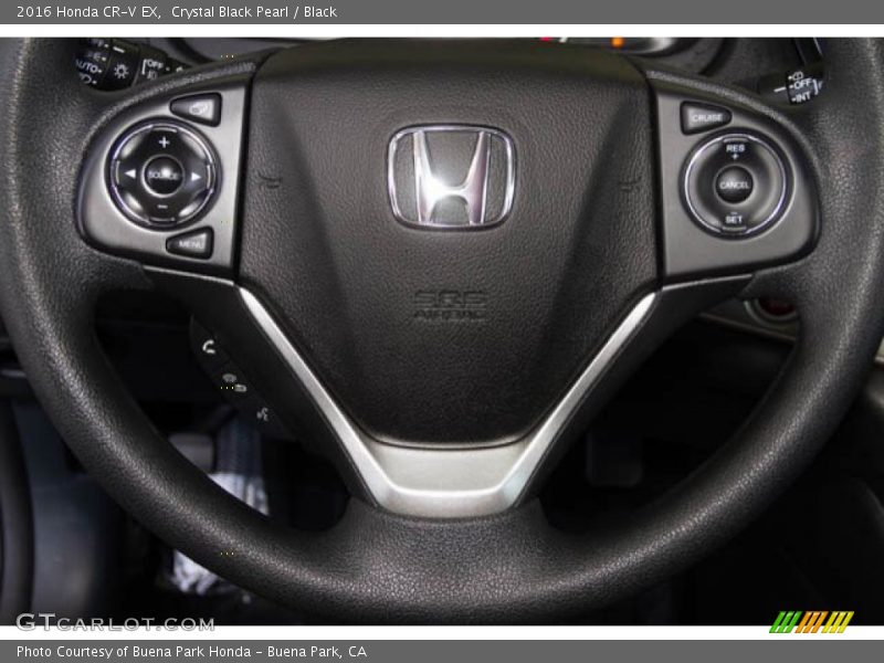 Crystal Black Pearl / Black 2016 Honda CR-V EX