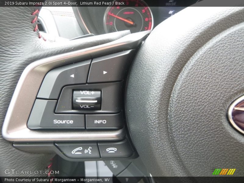 Lithium Red Pearl / Black 2019 Subaru Impreza 2.0i Sport 4-Door
