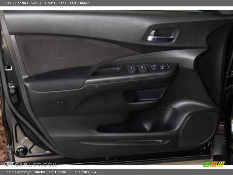 Crystal Black Pearl / Black 2016 Honda CR-V EX