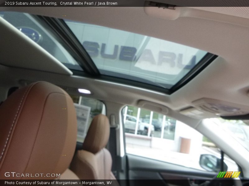 Crystal White Pearl / Java Brown 2019 Subaru Ascent Touring