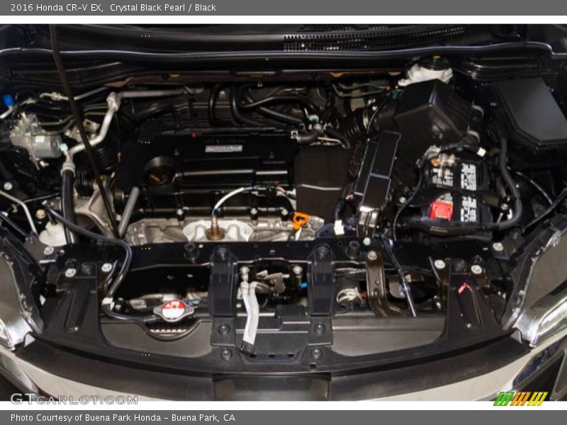Crystal Black Pearl / Black 2016 Honda CR-V EX