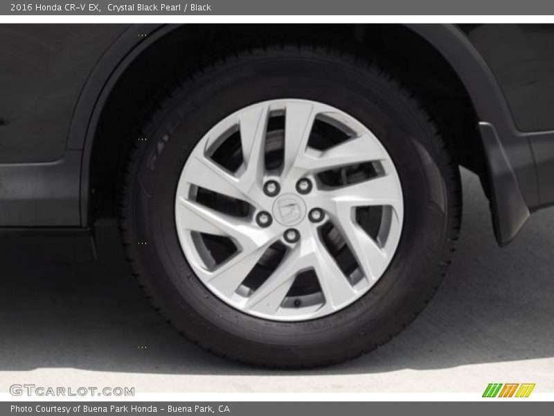 Crystal Black Pearl / Black 2016 Honda CR-V EX