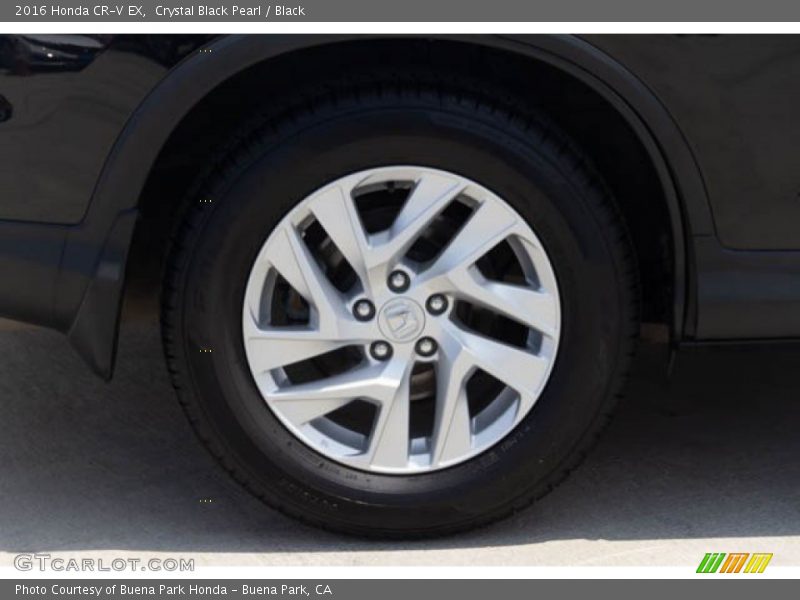 Crystal Black Pearl / Black 2016 Honda CR-V EX