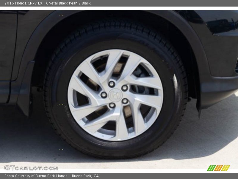 Crystal Black Pearl / Black 2016 Honda CR-V EX