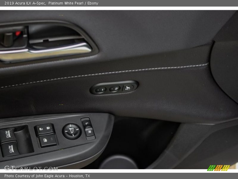 Platinum White Pearl / Ebony 2019 Acura ILX A-Spec