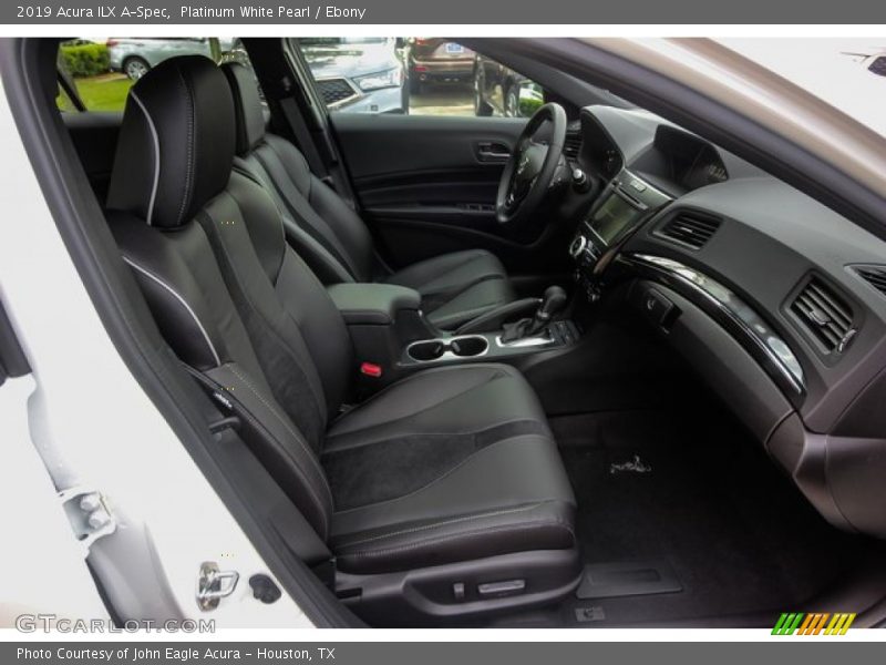 Platinum White Pearl / Ebony 2019 Acura ILX A-Spec
