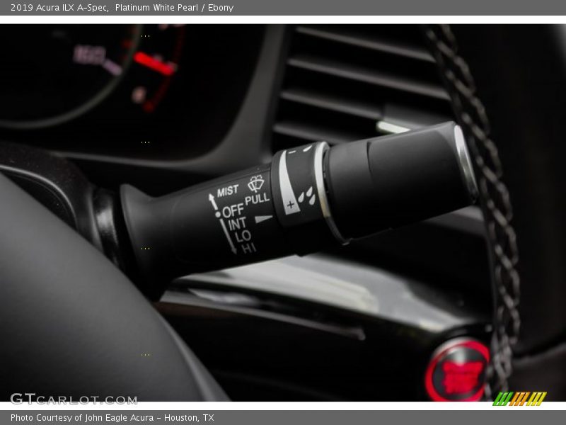 Platinum White Pearl / Ebony 2019 Acura ILX A-Spec