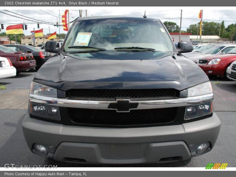 Onyx Black / Medium Neutral 2002 Chevrolet Avalanche Z71 4x4