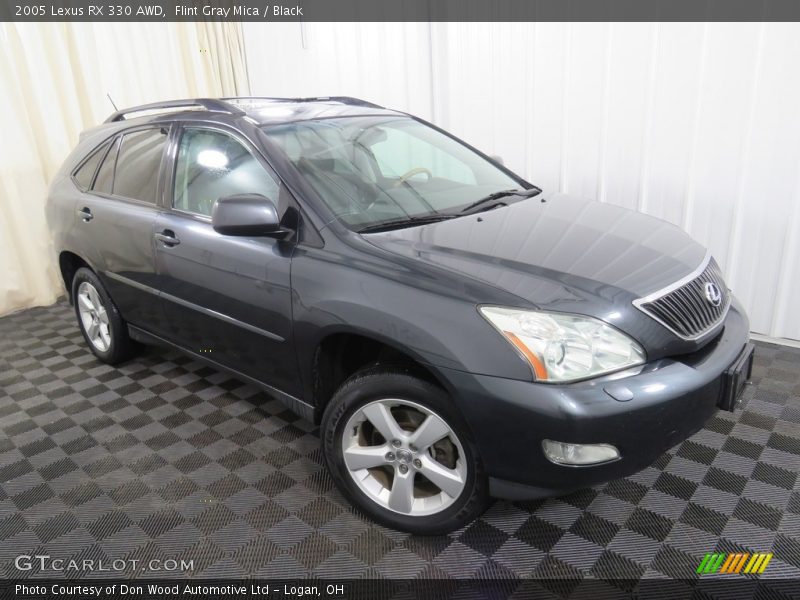 Flint Gray Mica / Black 2005 Lexus RX 330 AWD