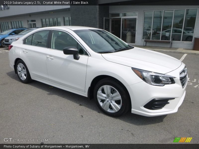 Crystal White Pearl / Slate Black 2019 Subaru Legacy 2.5i
