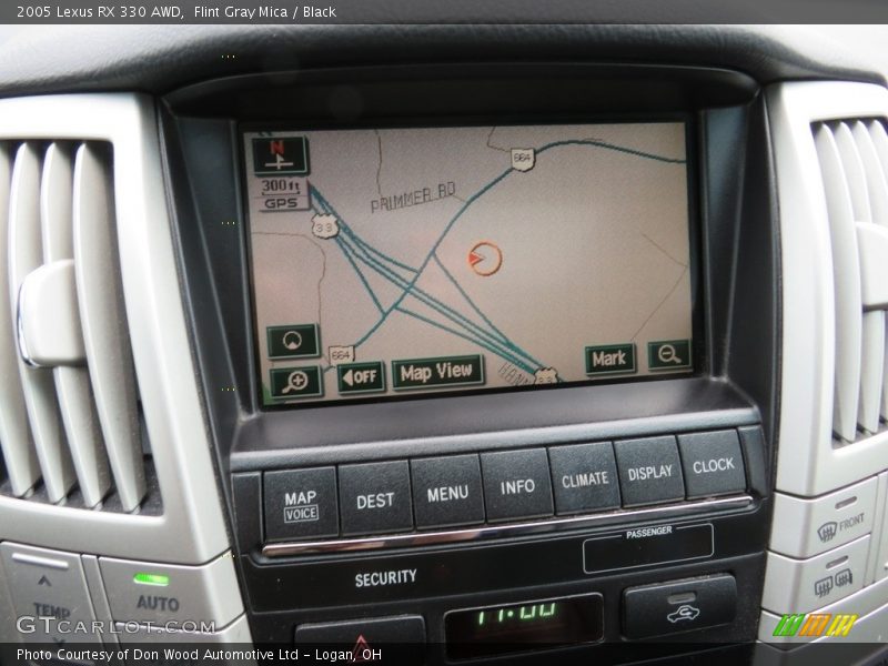 Flint Gray Mica / Black 2005 Lexus RX 330 AWD