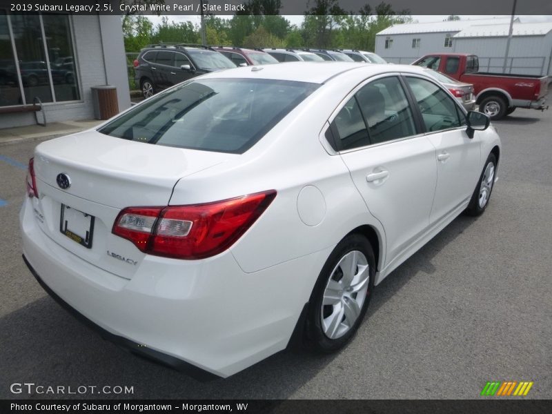 Crystal White Pearl / Slate Black 2019 Subaru Legacy 2.5i