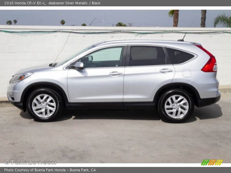 Alabaster Silver Metallic / Black 2016 Honda CR-V EX-L